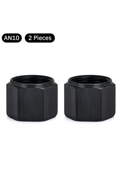 Choice1 2pcs an10 Aluminum AN6 AN8 AN10 Adapter Female Flare End Cap Plug Tub...
