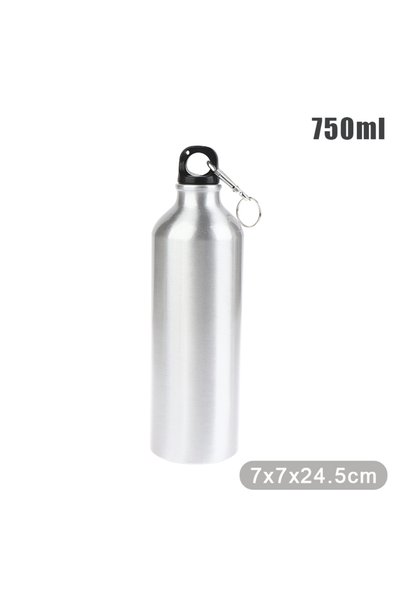 Choice4 750 750ml Silver 1Pc For Travel Running Camping Aluminum Outdoor Bike...