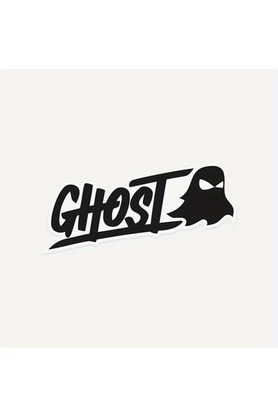 Choice5 12x4.2cm Black-KAYL 1pc GHOST Car Stickers Funny for Auto Triangular ...
