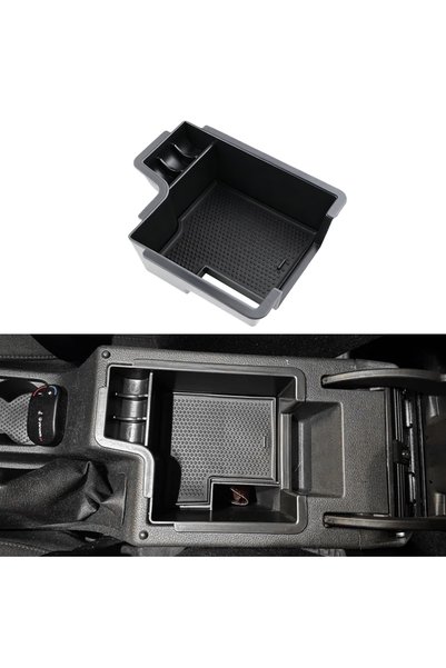 Choice black Car Armrest Storage Box Central Console Organizer Tray for Skoda...