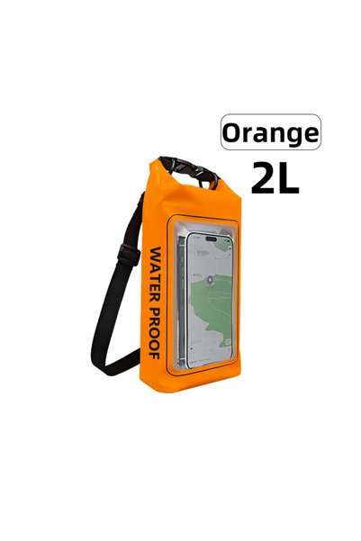 Choice16 2L-Orange 2L/5L PVC Swimming Waterproof Bag,Mobile Phone Waterproof ...