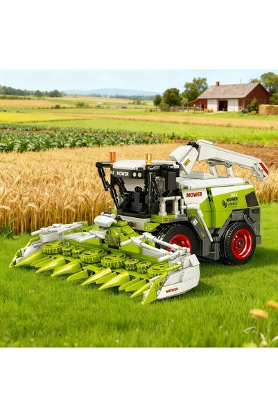 Choice نموذج شاحنة L Farmer، مكعبات بناء، جرار، آلة حرث، آلة حصاد، مركبة، سيا...