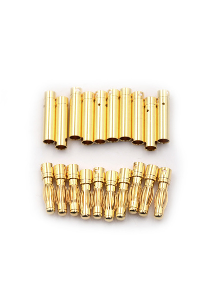 Choice as pic 10Pairs/lot 4mm RC Battery Gold-plated Bullet Banana Plug High ...