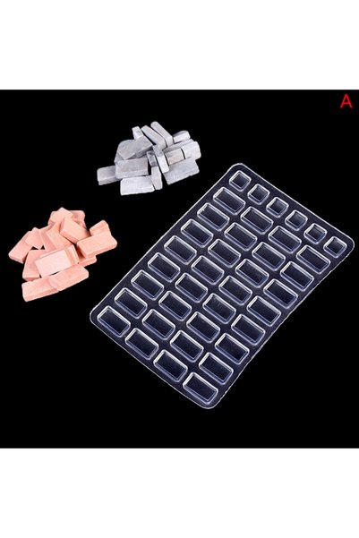 Choice1 A 1Pc Building Making Mini Brick Sand Table Silicone Mold Cement Mode...