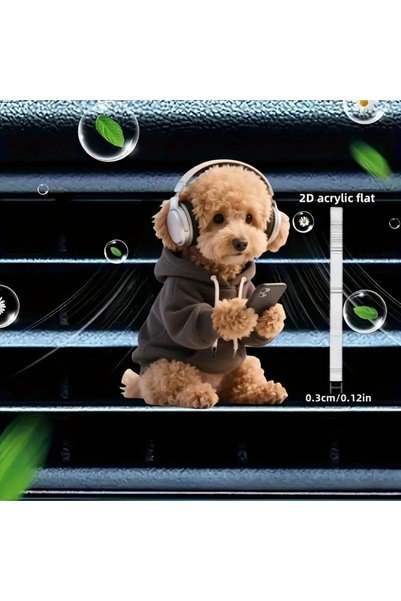 Choice A3 NEW Acrylic Car Vent Clip Aromatherapy Air Freshener Holder 2D Deco...