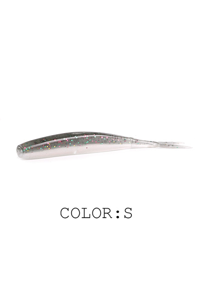 Choice 75mm 15pcs S 2019 NEW Supercontinent HP MiNNOW small soft squid tail f...