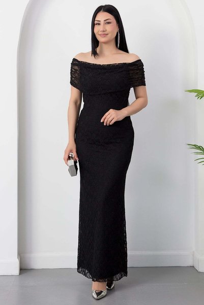 PULLIMM Degaje Collar Lined Lace Dress K-251762