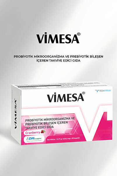 Tedafarma Vimesa Probiyotik Mikroorganizma Ve Prebiyotik Bileşen Içeren Takvi...