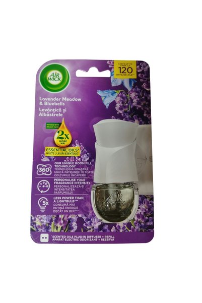Air Wick Set 3 x Odorizant de Camera Electric cu Rezerva Essential Oils, Leva...