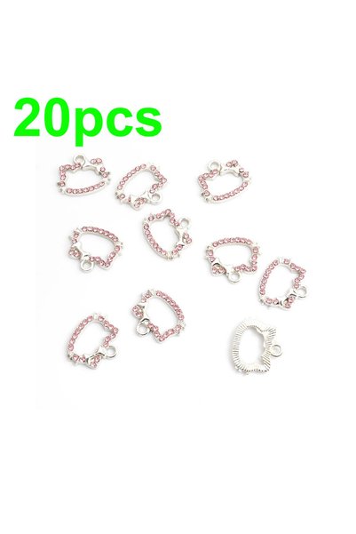 Choice A 20pcs 20pcs Kawaii Rhinestones Inlaid Bowknot Cat Avatar Frame Charm...