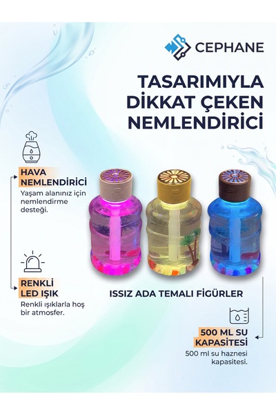 cephanegsm LA-0651 ISSIZ ADA TEMALI HAVA NEMLENDİRİCİ