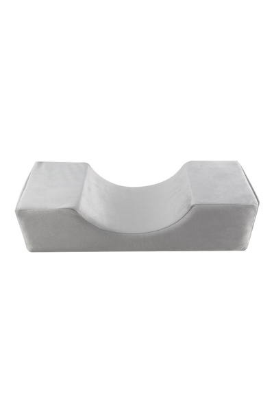 Choice5 Grey-Fl-ZT Ergonomic Lash Pillow - Memory Foam Neck Support with Stor...