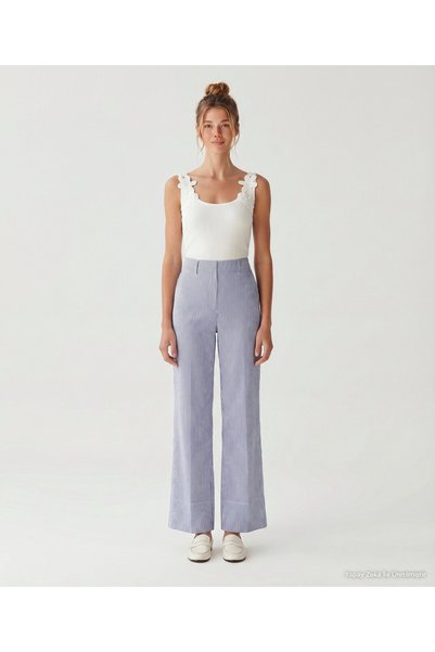 Yargıcı Straight High Waist Pants
