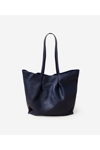 Yargıcı Draped Leather Shoulder Bag