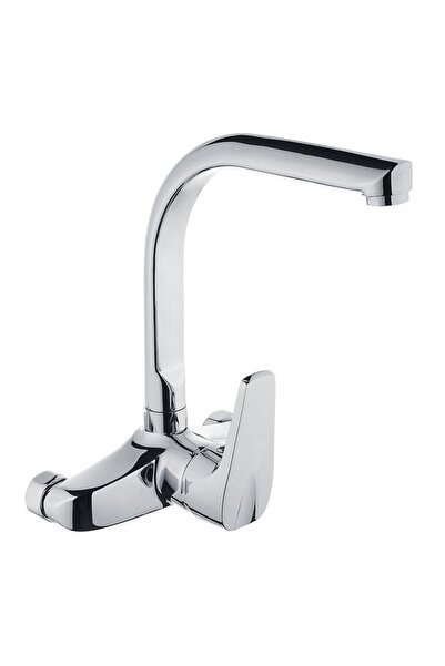 Vilas Boğaziçi Mixed Swivel Applique Kitchen Sink Faucet from the Wall