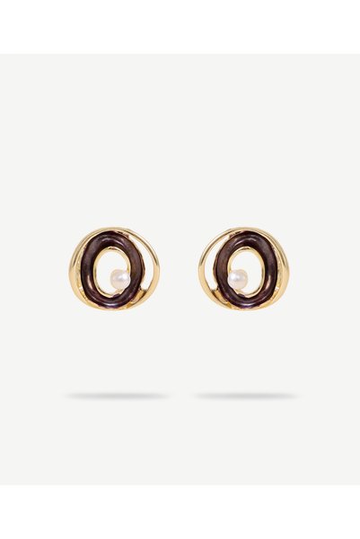 Yargıcı Round Shape Earrings