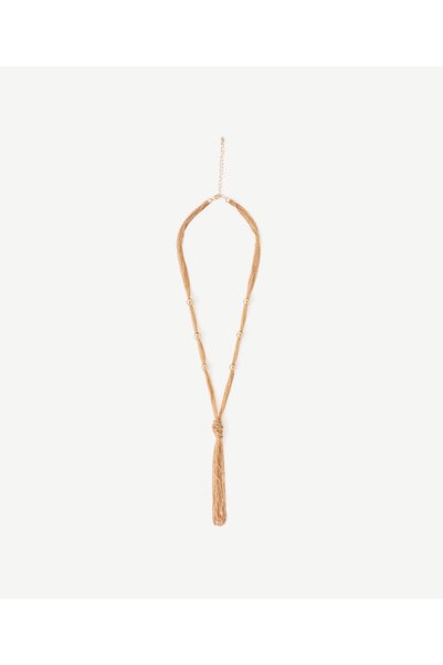 Yargıcı Knotted Tassel Detailed Necklace