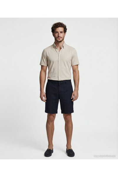 Yargıcı Regular Normal Bel Bermuda/Shorts