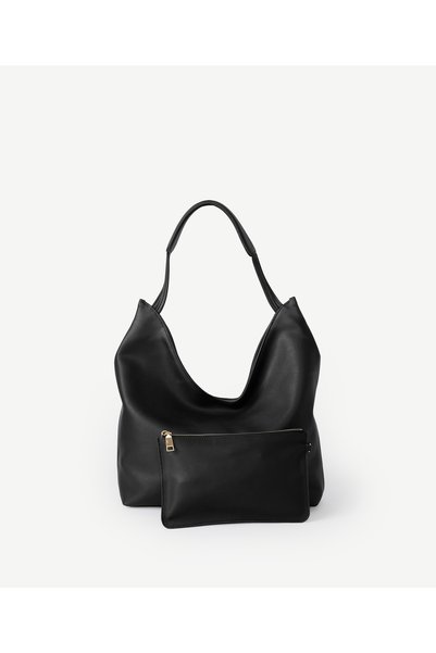 Yargıcı Leather Look Large Shoulder Bag