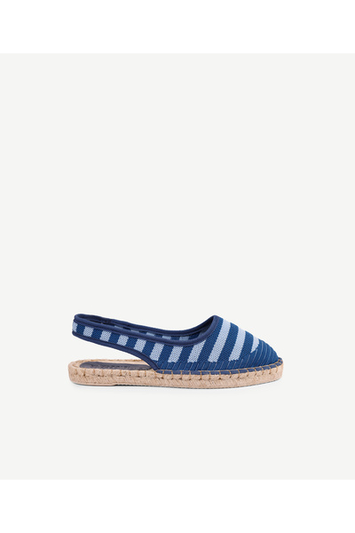 Yargıcı Arkası Açık Triko Espadril