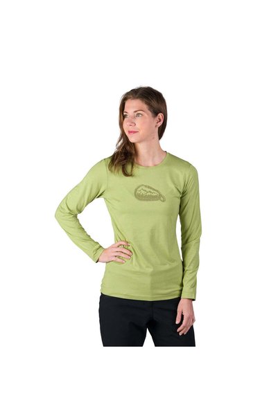 NORTHFINDER HENNA – tricou cu bambus de drumeție pentru femei, Verde