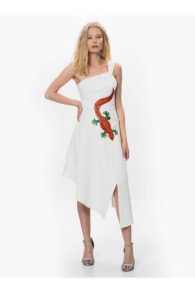 Roman İşlemeli Nikah Elbisesi Krem Y1711135_047