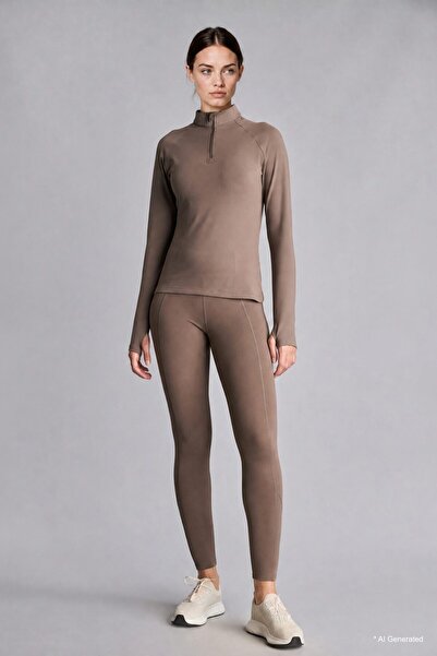 DeFacto Sportleggings mit hoher Taille und Nahtdetails I2273AX26WN