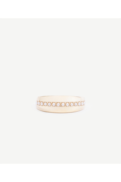 Yargıcı Glass Stone Detailed Ring