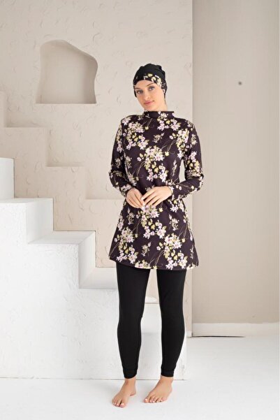 DONEX 1226 Full Covered Pad Lycra Hijab Swimsuit