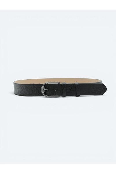 Kip Black 100% Leather Belt