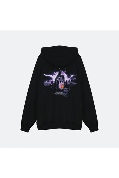 Shout Oversize Afraid Of The Dark Unisex Hoodie