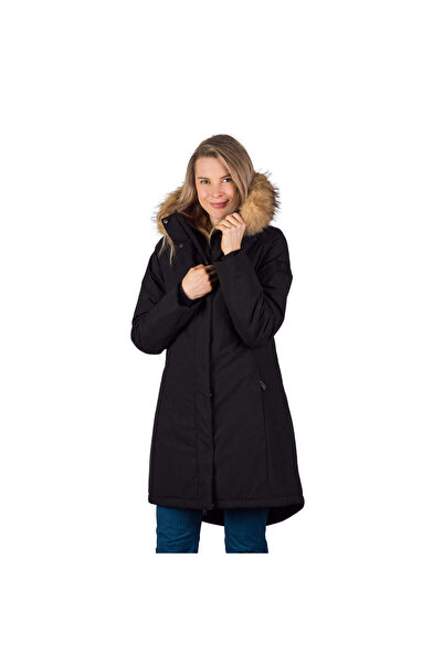 NORTHFINDER BU-6465SP geacă izolată de damă, model lung, GISEL, Negru