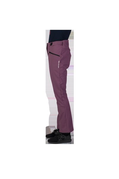 NORTHFINDER Pantaloni softshell de schi pentru femei DANIA, Mov