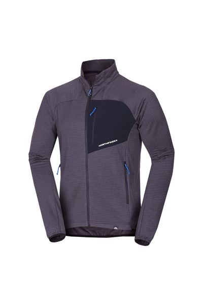 NORTHFINDER Pulover Fleece bărbați Anti-scămoșare, Absorbant, Moale EUSTACIO,...