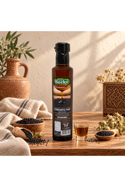 YEŞİL BOZKIR TAHİNİ Çörekotu Yağı 250 Gr.