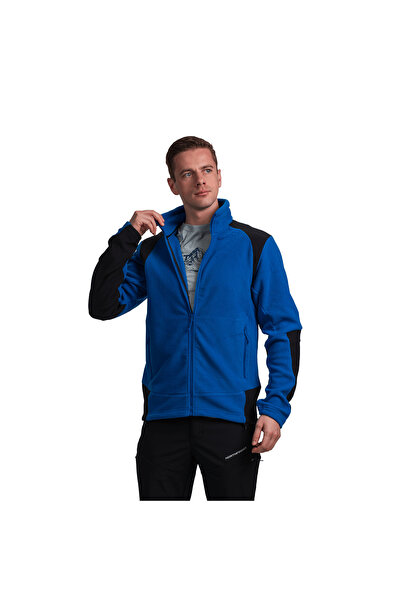 NORTHFINDER Hanorac outdoor din fleece pentru bărbați EMMET darkblue