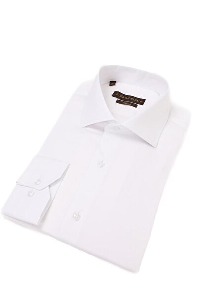 Kadir Büyükkaya Modern Tasarım Slim Fit Italyan Yaka Pamuklu Erkek Gömlek-kav...