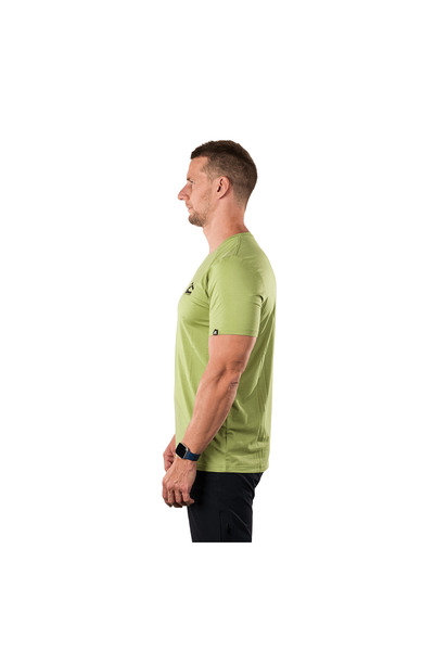 NORTHFINDER Tricou bărbați exterior Material moale Amestec bambus ROQUE, Verde