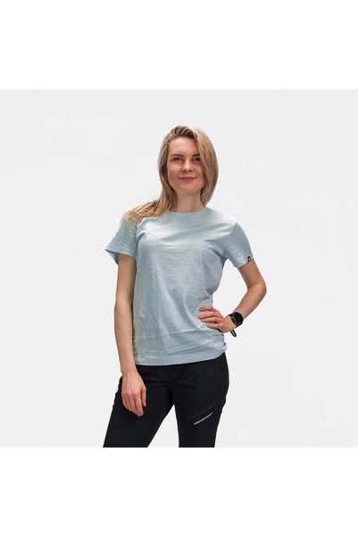 NORTHFINDER Tricou damă din bumbac organic KONCITA, Albastru