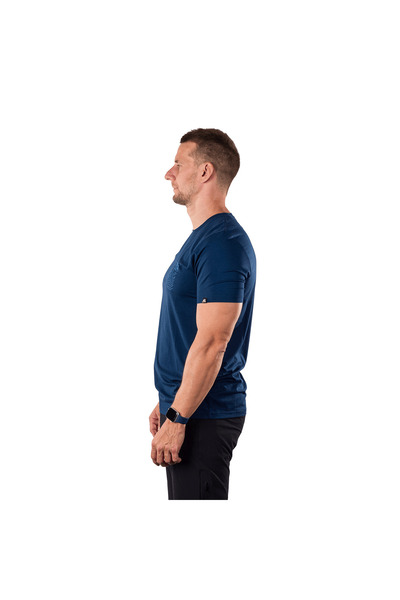 NORTHFINDER Tricou bărbați Material moale Amestec bambus Croială regular HALM...
