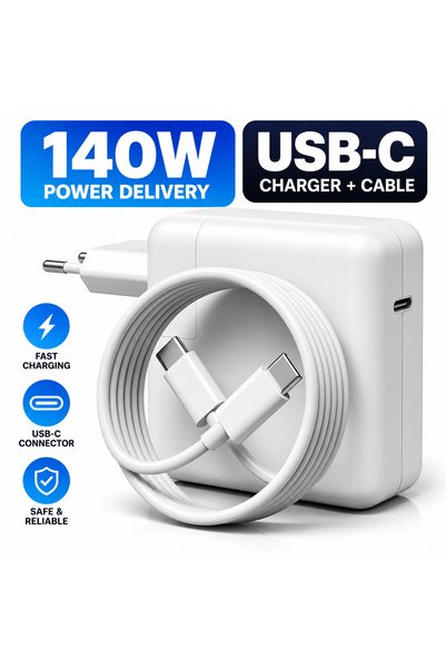 Staryon Încărcător laptop MacBook 140W Staryon, USB-C Type-C Power Delivery, ...