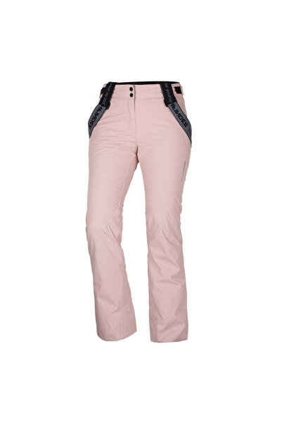 NORTHFINDER Pantaloni de schi comozi pentru femei cu bretele TAMERA roz