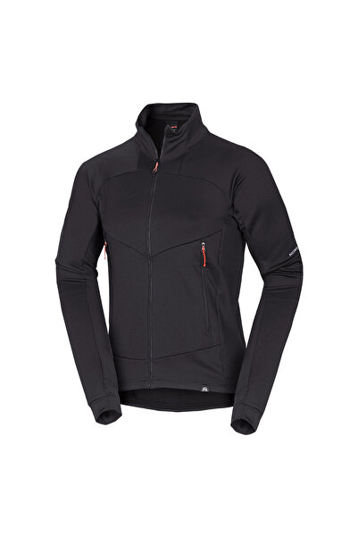NORTHFINDER Hanorac fleece pentru drumeții bărbați - JACINTO, Negru