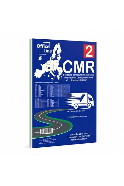 Officeline CMR A4 in 2 exemplare 25 seturi/carnet 50 file
