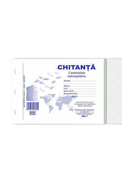 Libra Receipt book A6 2 carbonless copies 100 sheets (receipt)