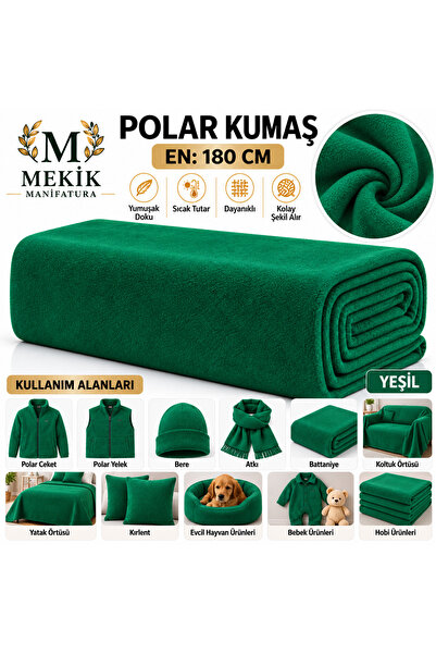MEKİK MANİFATURA ȚESUT FLEECE VERDE