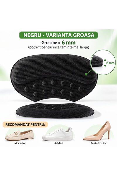 Flippy Shoe Insoles, Flippy, Foam, Universal, Heel Protection, 6 mm Thickness...