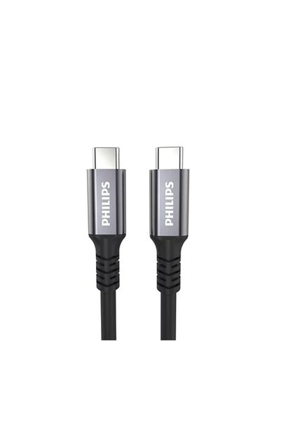 Philips SWV6701/00 Thunderbolt3 USB-C to USB-C 240W 5K Hızlı Şarj Kablosu, 1 ...
