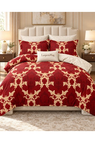 elegant home pucioasa Lenjerie de pat finet 6 piese SR61