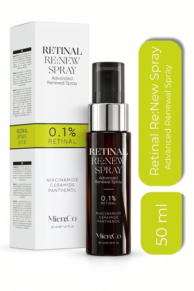 Mien:Co Retinal (%0.1) Re:New Spray | Retinal + Niacinamide & Ceramide & Pant...